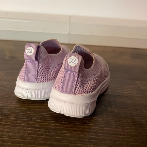 First steps toddler girls size 4 stepping stones purple ombre mesh slip on shoe - Picture 5 of 7